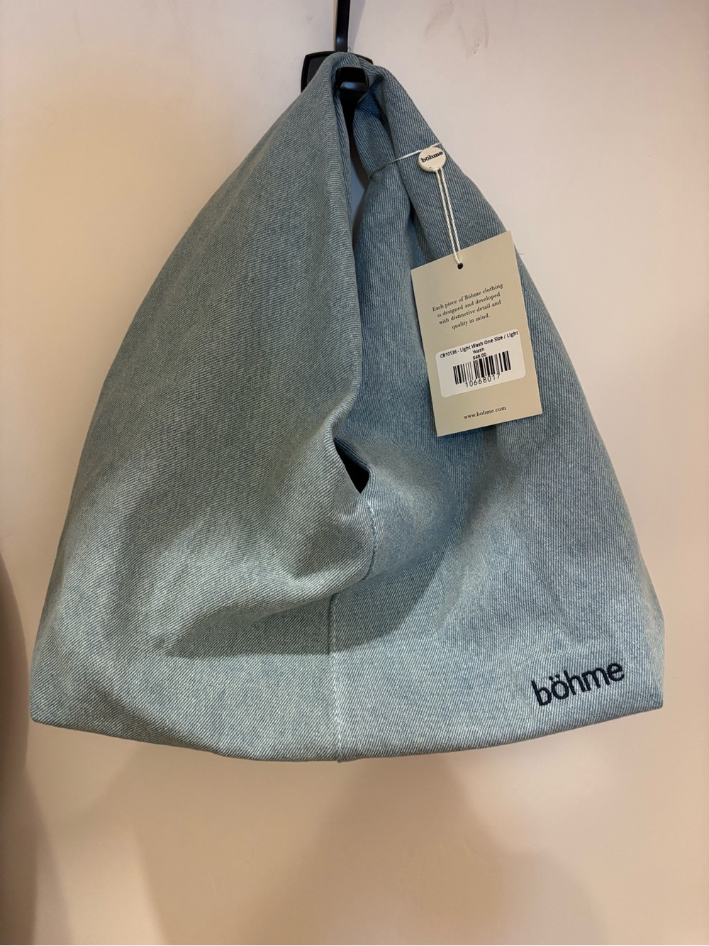 bohme Light Denim Tote Bag